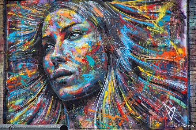 by: London graffiti artist David Walker
